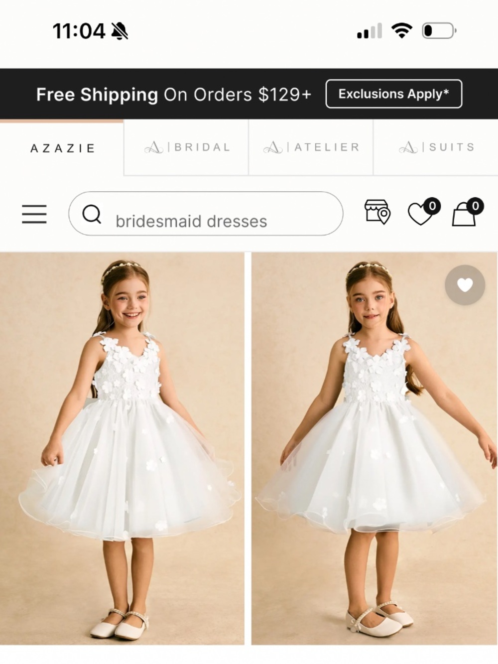 AZAZIE Junebug Flower Girl Dress